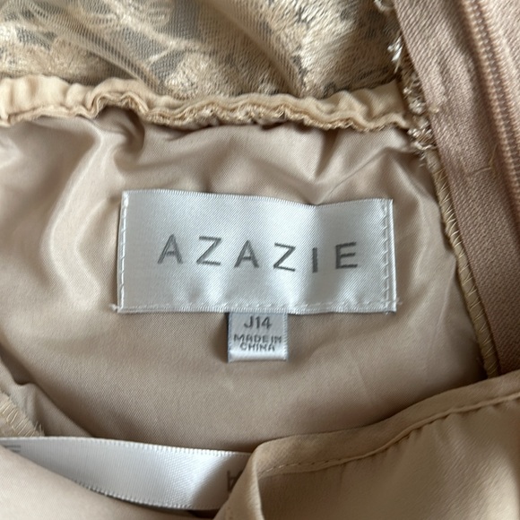 Azazie Junior Bridesmaid chiffon dress - Picture 8 of 10